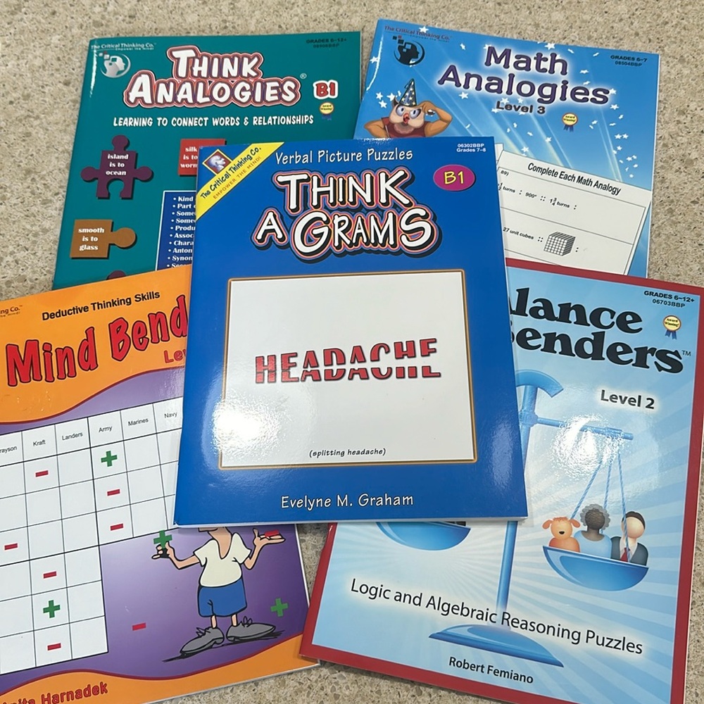 TEST PREP FOR CRITiICAL THINKING BOOKS GRADES RANGING 6-12 GUC